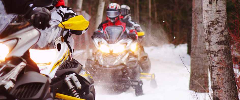 Snowmobiling