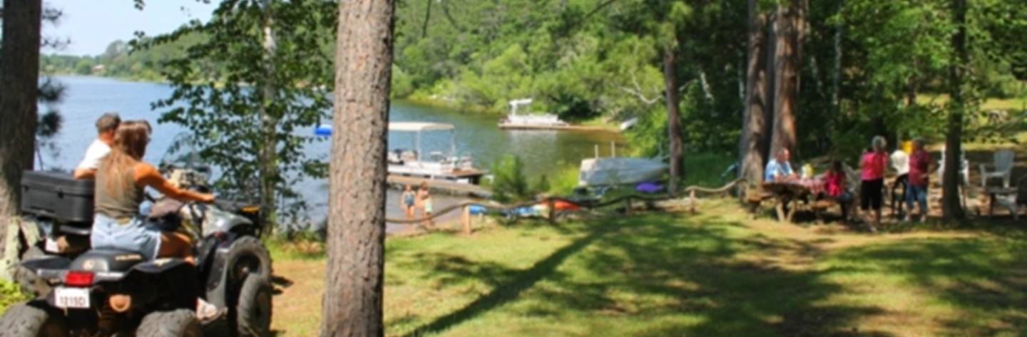 ATVing, swimming, and picnicking are a few of the outdoor recreational activities Iron River offers.