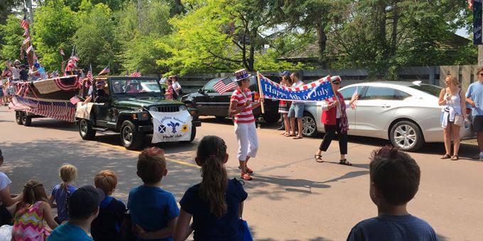 Bring the whole family to enjoy the Madeline Island 4th of July parade.