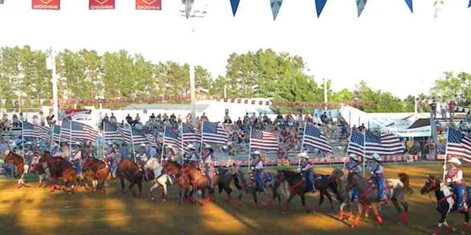 Opening Ceremony at Spooner Rodeo