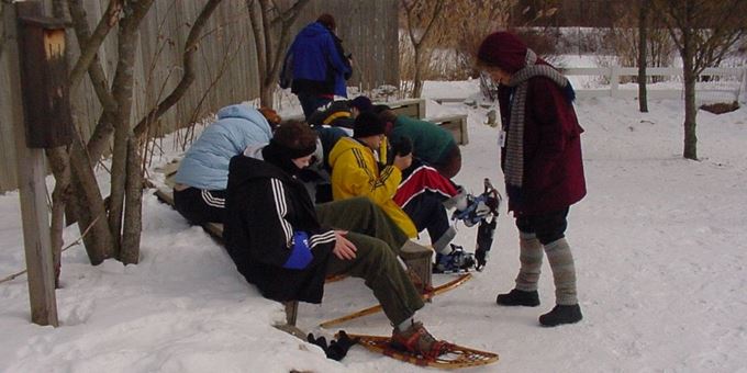 Snowshoeing at Brown County Parks