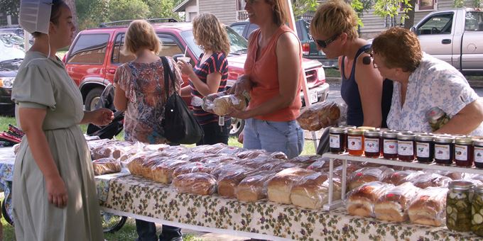 You can find all kinds of treasures, from antiques to fresh-made goodies at the City Wide Garage Sale Weekend, with usually 150-plus participants!  Photo by Kelly Gildner.