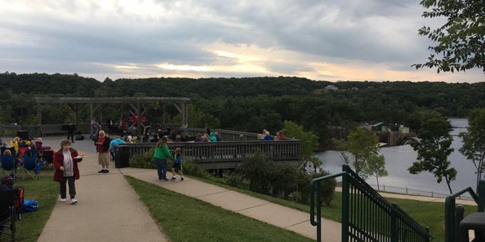 Enjoy the view of the river at Mike Seversen Overlook Park.