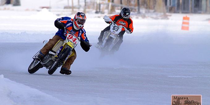 Motorcycles on Ice