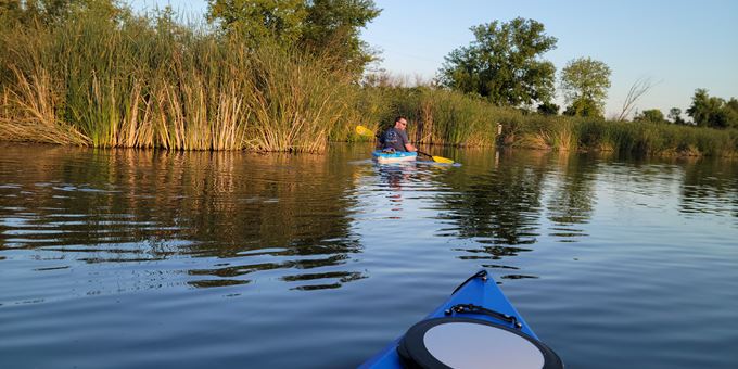 Kayaking in local rivers