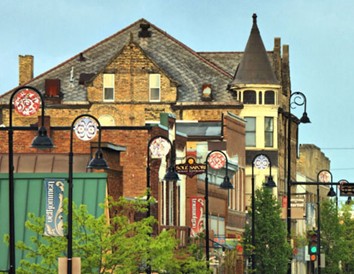 Distinctive shops and restaurants, located in authentic restored buildings and Victorian homes, line Mount Horeb&#39;s Main Street.