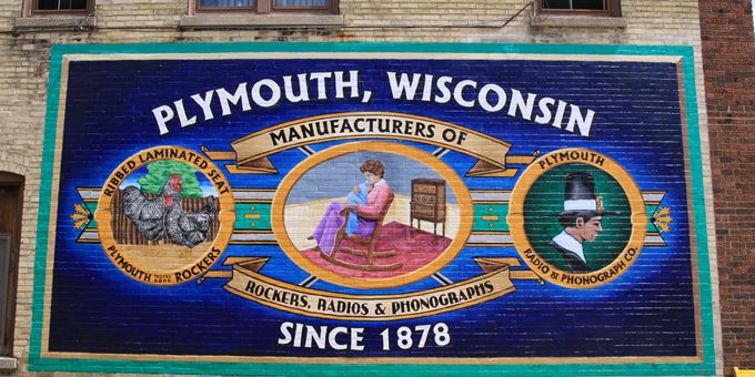 Plymouth, WI Plymouth Rocker &amp; Phonograph Co. Mural
