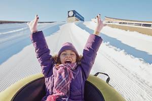 Snowtubing Hills for the Family