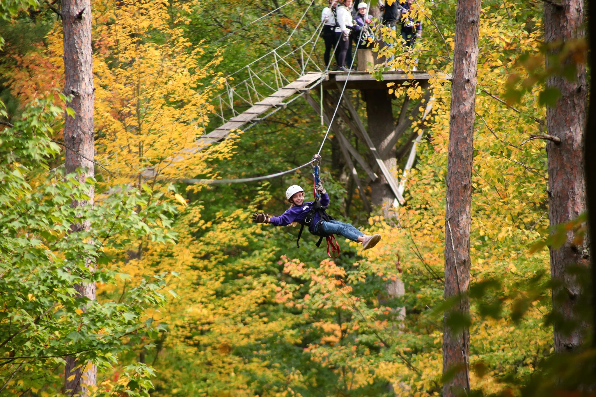 Northwoods Zip Line | Travel Wisconsin Northwoods Zip Line | Travel Wisconsin