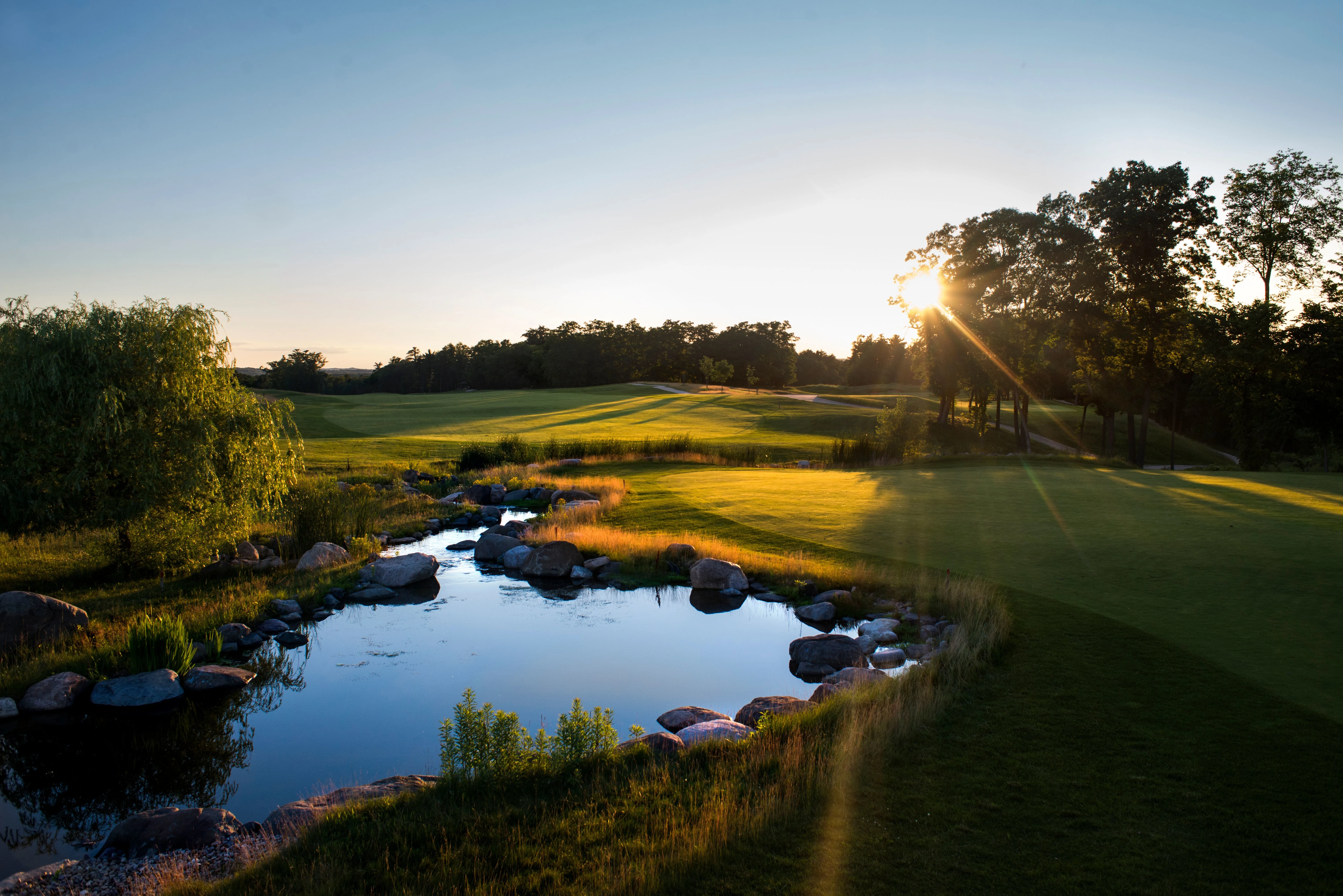 Wild Rock Golf Club hole 1 wisconsin dells wilderness