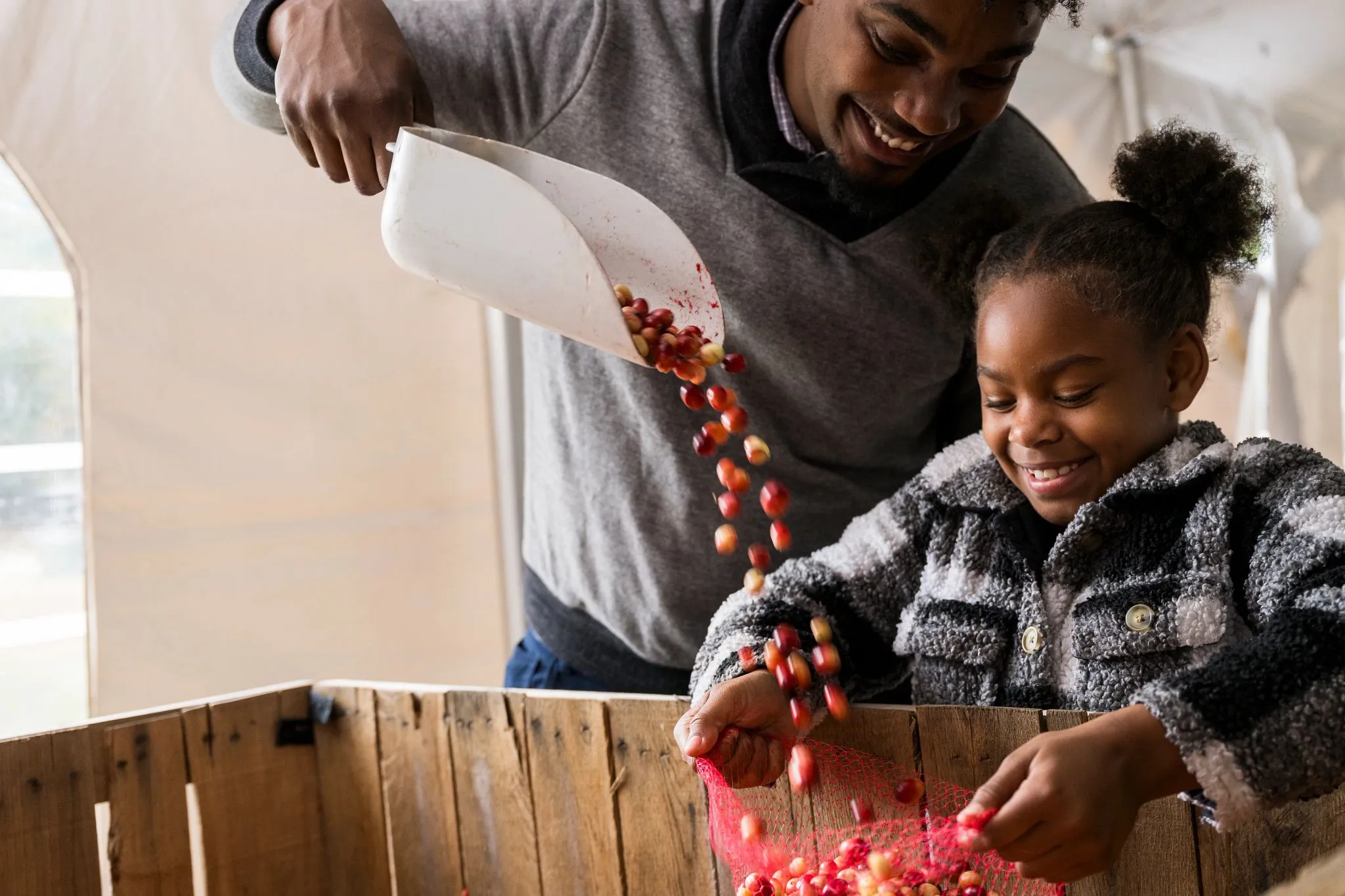 minocqua cranberries father daughter