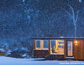 One-Of-A-Kind Winter Lodging in Wisconsin