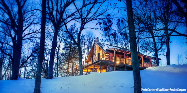 6 Cabins For Romantic Winter Getaways