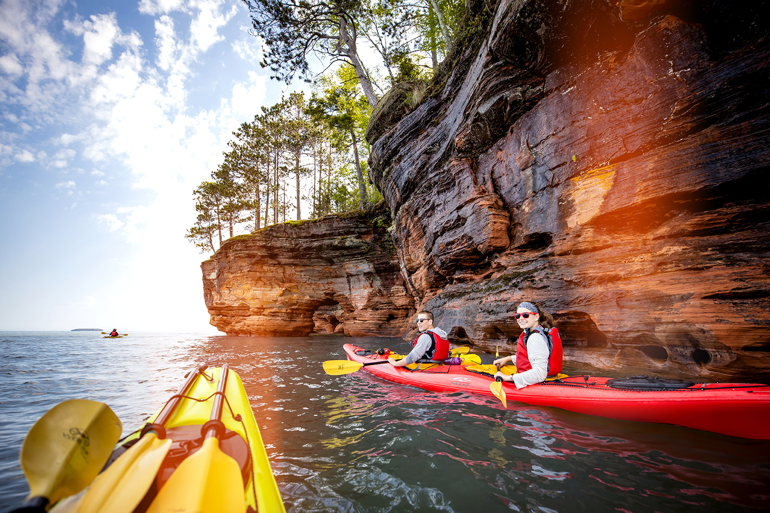 sea cave kayak tours bayfield wi