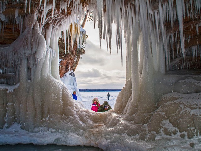 Explore The Ice Caves at Wisconsin's Apostle Islands