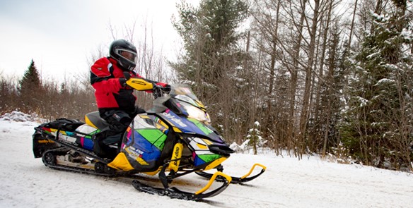 Great Spots for Snowmobiling Near Chicago