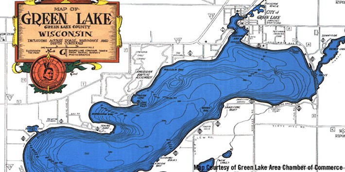 green lake wi map Best Fishing In Wi Big Green Lake Travel Wisconsin green lake wi map
