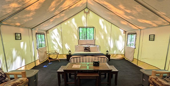 Glamping in Wisconsin