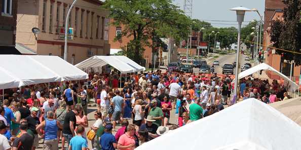 A huge crowd on hand for the 2014 Taste of Wisconsin