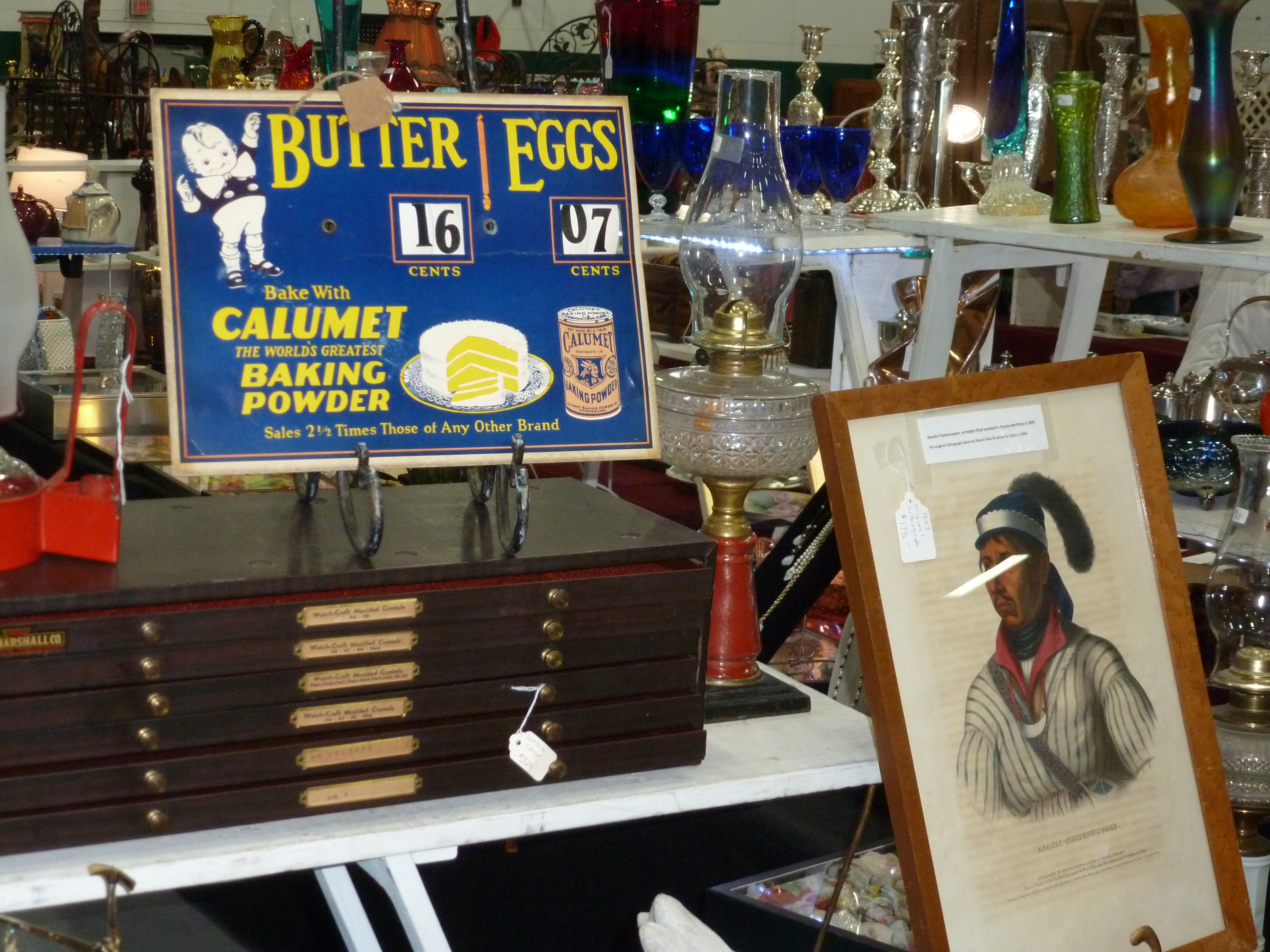 advertising signs and store displays