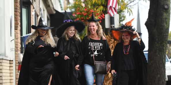 Witches&#39; Night Out in downtown Mount Horeb