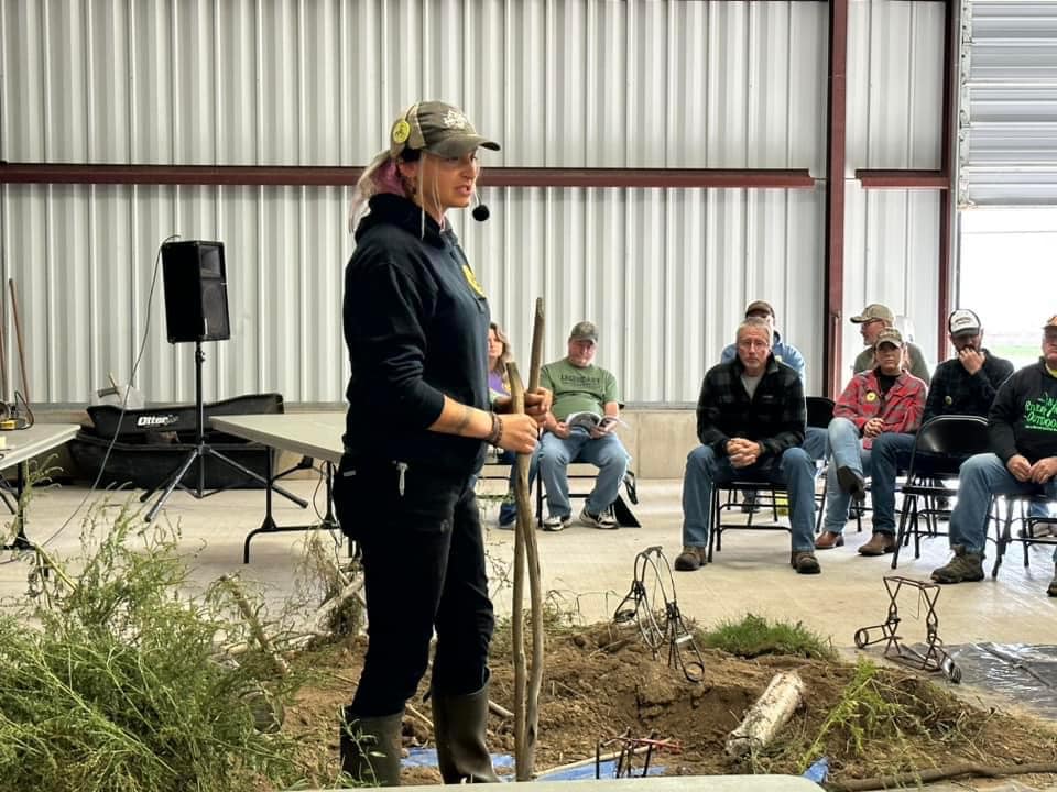 Trapping demonstrations at the Wisconsin Trappers Association Fall Rendezvous.