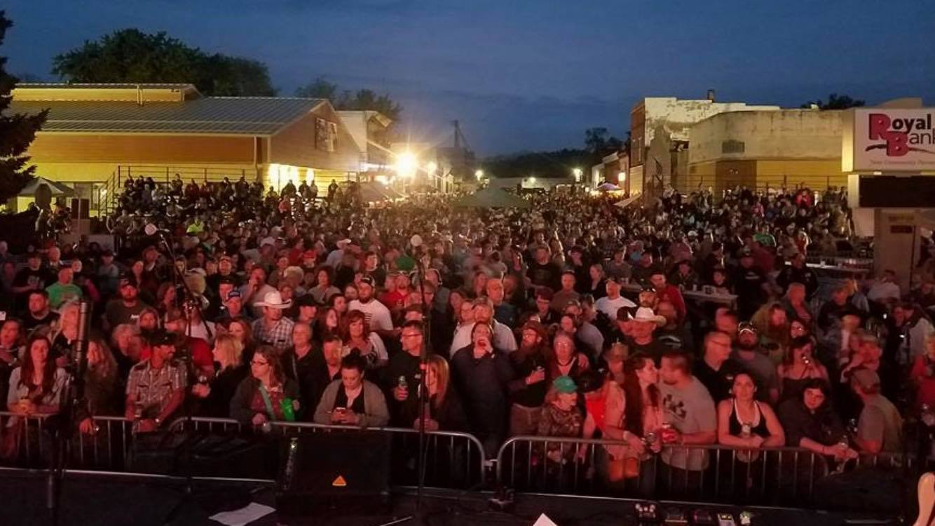 Armed Forces Day Celebration concert in Down Town Camp Douglas, Wi.