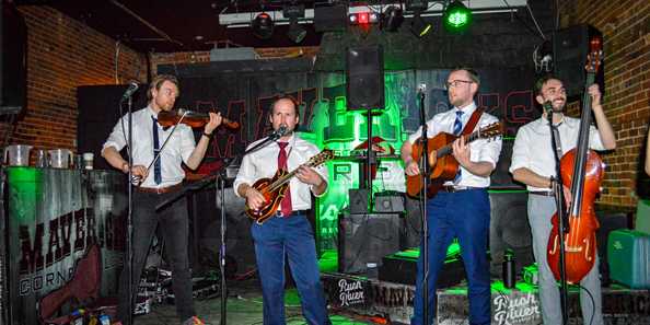 The music goes on with late-night bands like the Sawtooth Brothers featured here performing in 2019.
