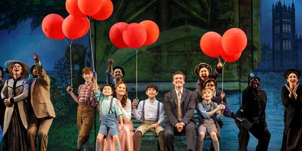 The Cast of the National Tour of Finding Neverland.
