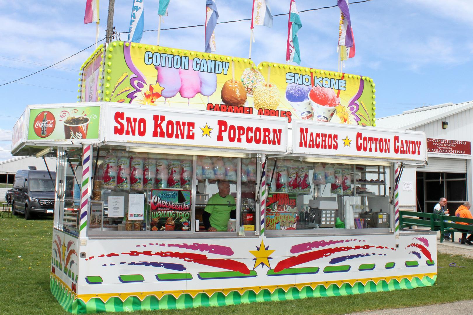 Cotton Candy and Sno Kone Food Stand