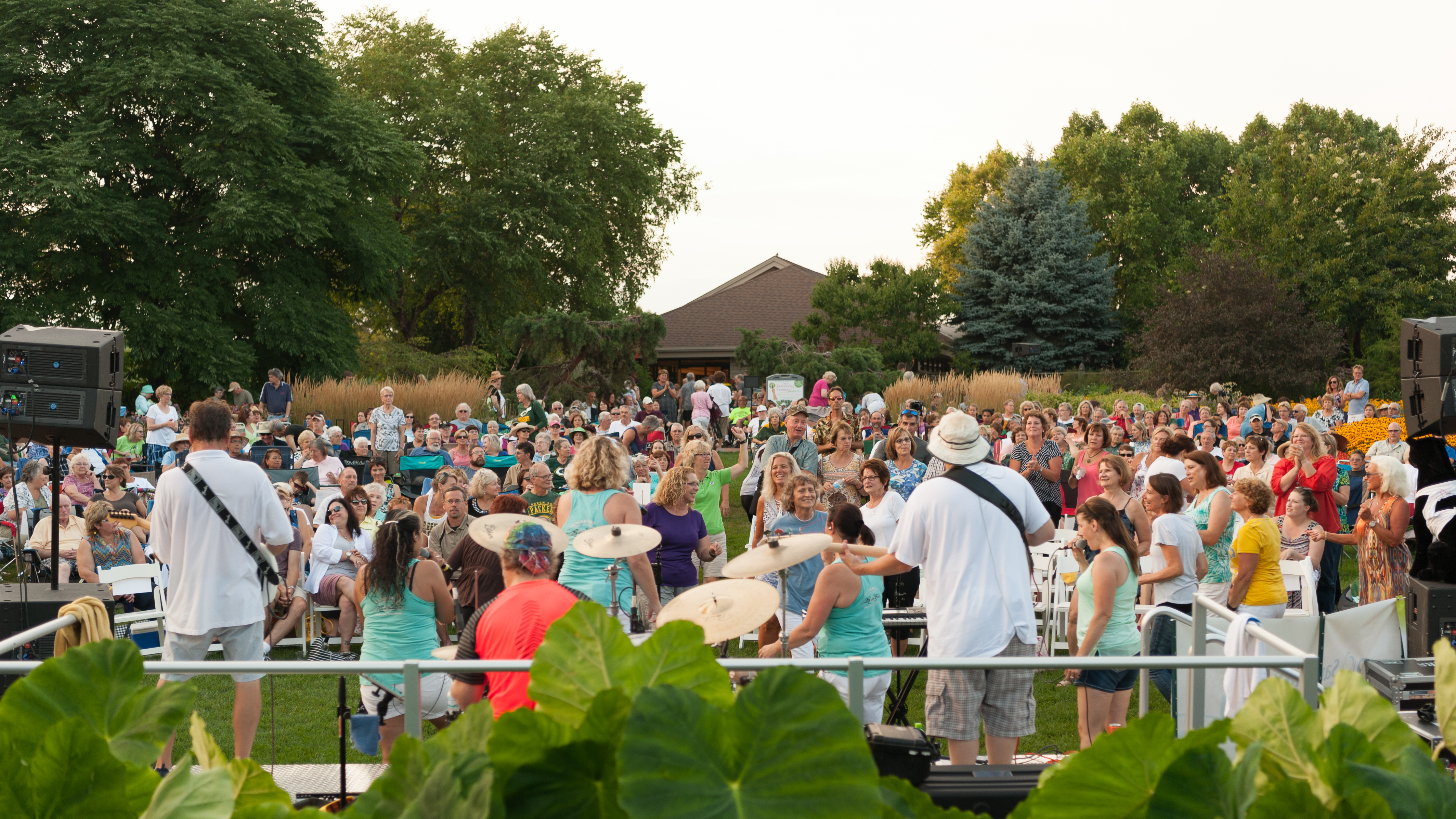Sanimax Concerts at Green Bay Botanical Garden.