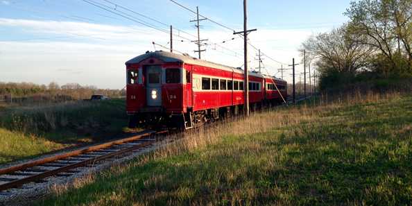 Dining cars along the East Troy Electric line