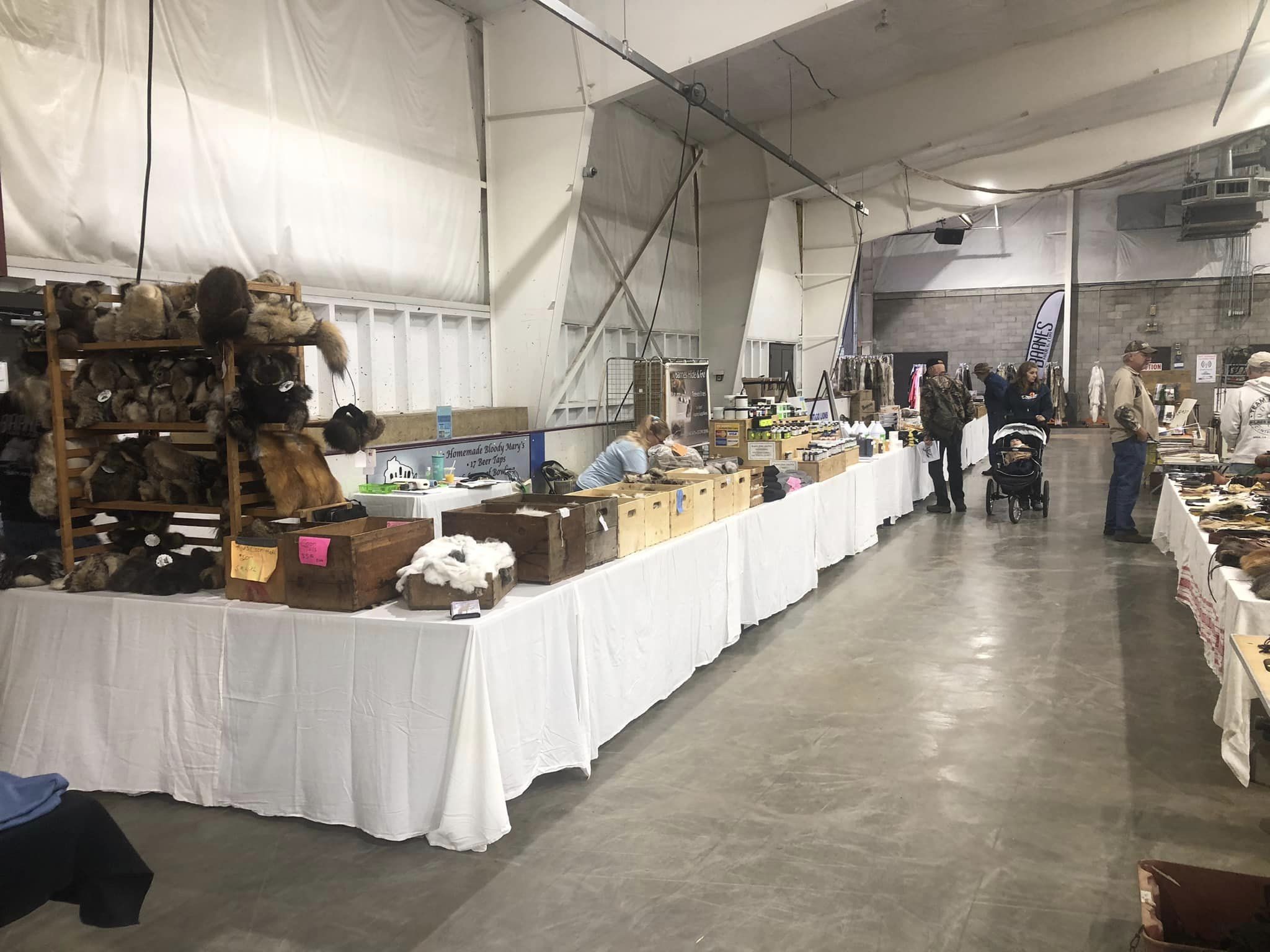 Items are for sale from over 150 vendors.