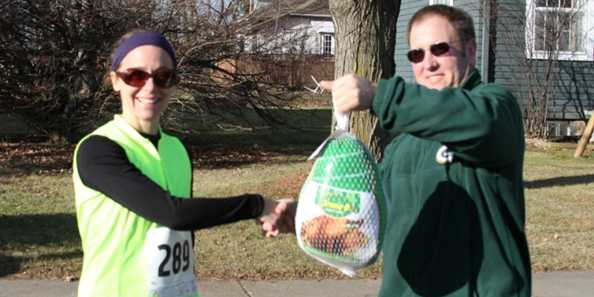 Best Female Finisher - Here&#39;s your turkey!