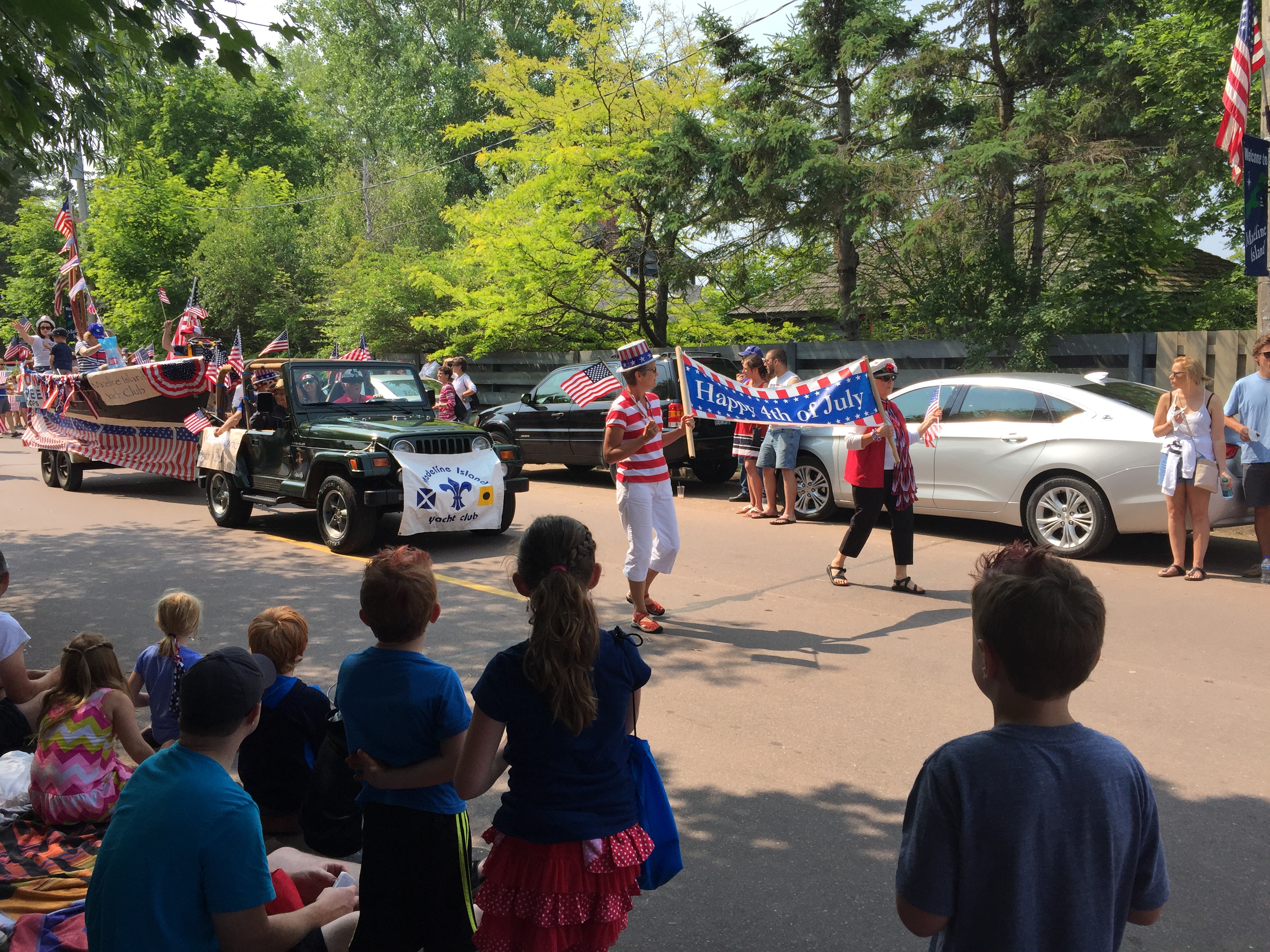 Bring the whole family to enjoy the Madeline Island 4th of July parade.