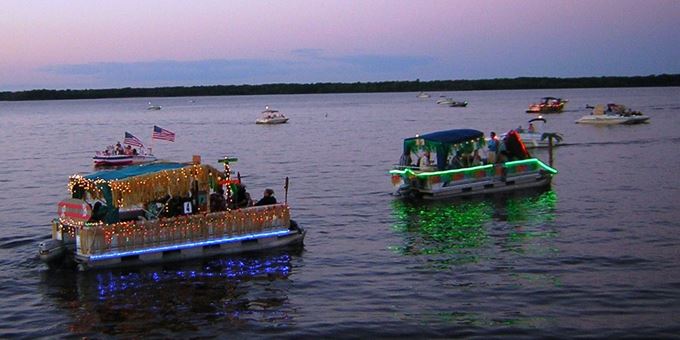 Waterfest Venetian Lights Boat Parade