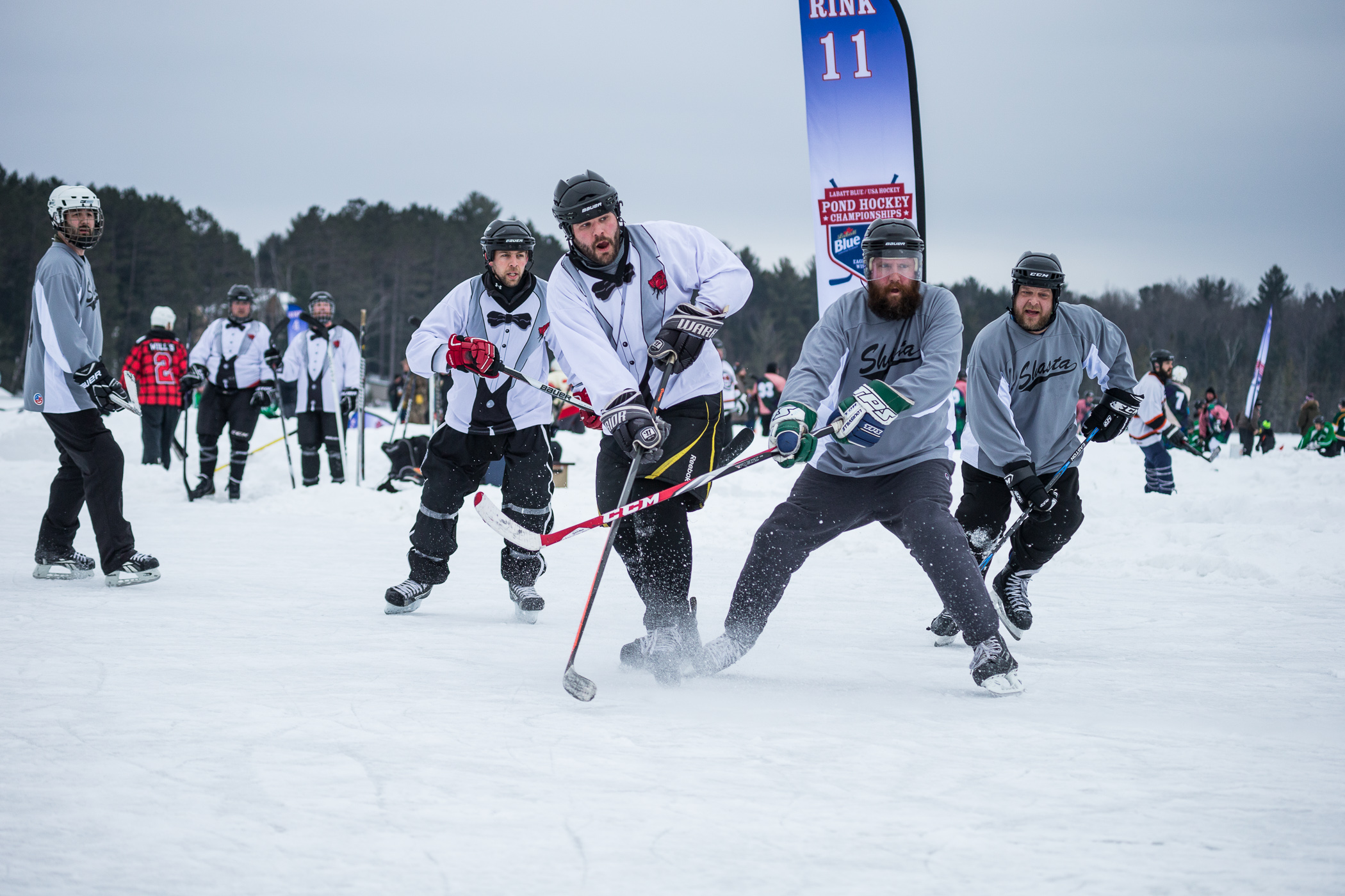 Welcome To Our 8th Year At The Labatt Blue Pond Hockey Tournament