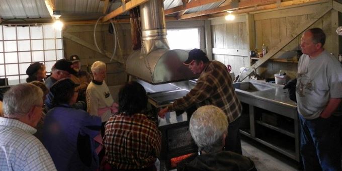 Take a tour of local sugar bushes and learn how Maple Syrup is made.
