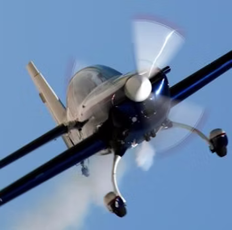 Mike Vaknin's performance brings precision, speed, head dazzling Gyroscopic and high G maneuvers to airshow center. Getting his hook for aviation at age 18 while serving in the military, he is a highly experienced pilot. During the airshow season, he flies twice a day, 5 times a week to maintain proficiency!