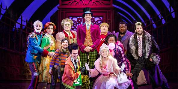 The cast of Roald Dahl’s CHARLIE AND THE CHOCOLATE FACTORY.
