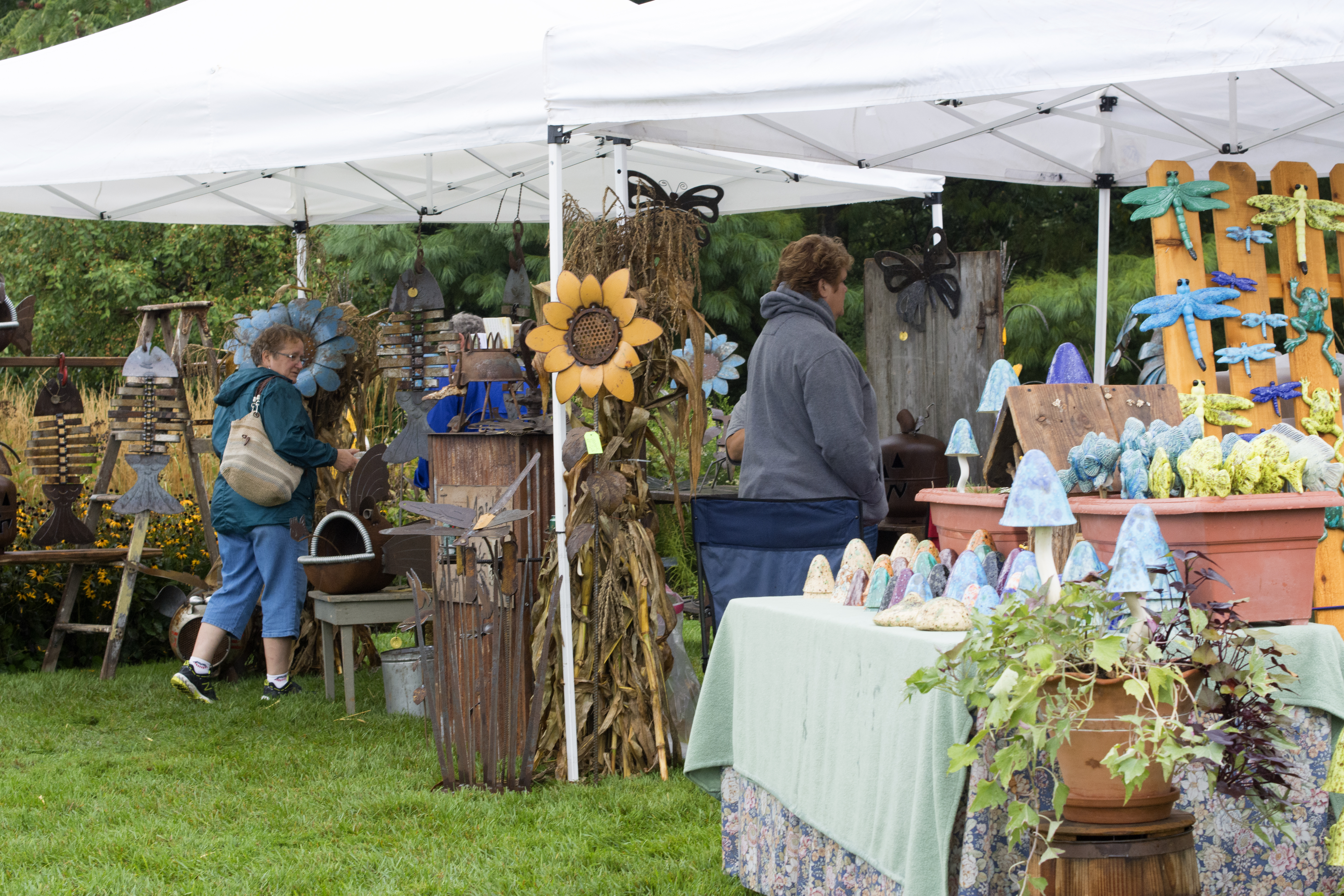 Vendor at the Fall Family Art Fest at the Botanical Garden