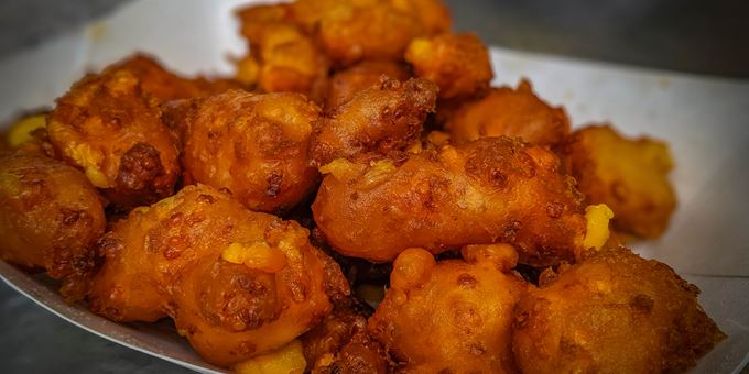 Deep fried cheese curds, the ultimate fair food!