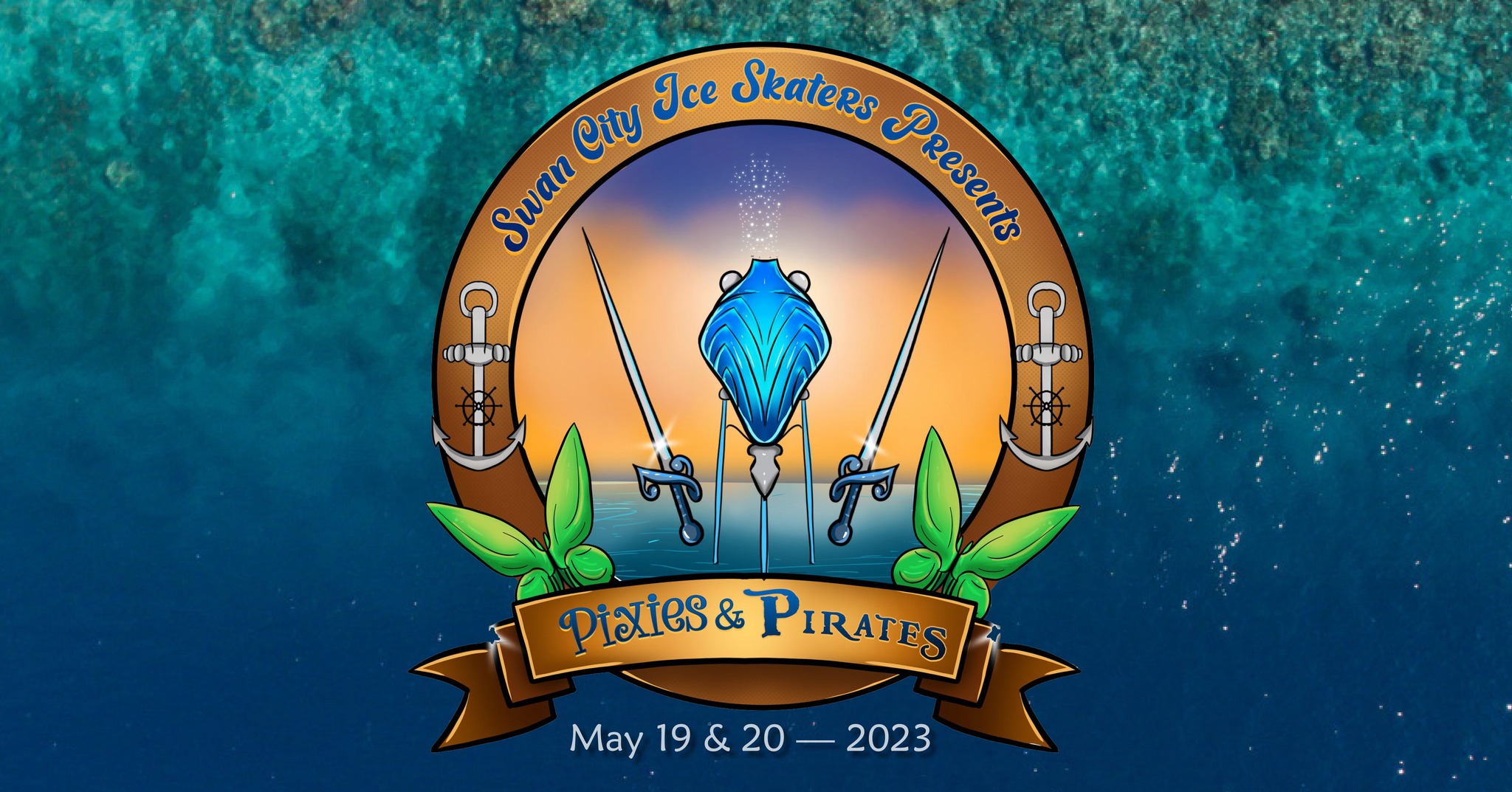 Pixies and Pirates Ice Show presented by the Beaver Dam Swan City Ice Skaters