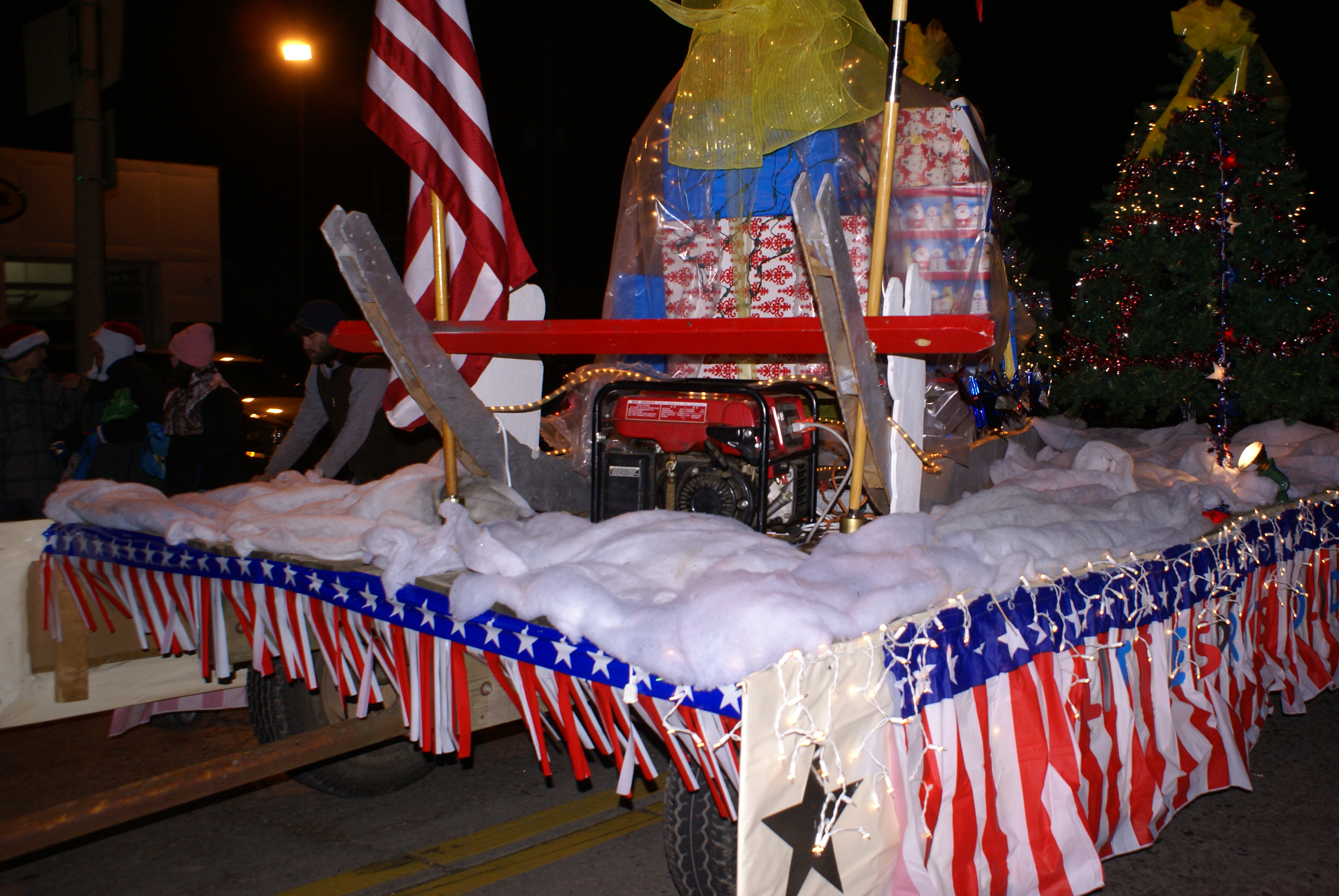 Float at the "Best Little Lighted Parade in the Valley"