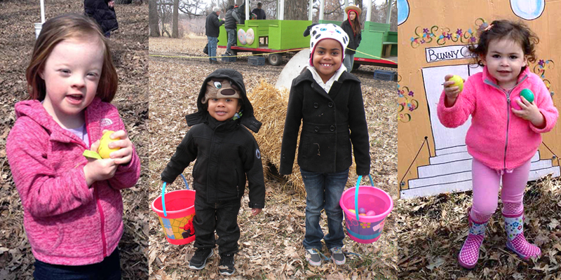 Children will love a Easter Egg Hunt at Bunnyville in the Enchanted Forest.