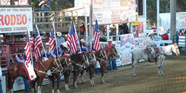 Opening Ceremony at Spooner Rodeo