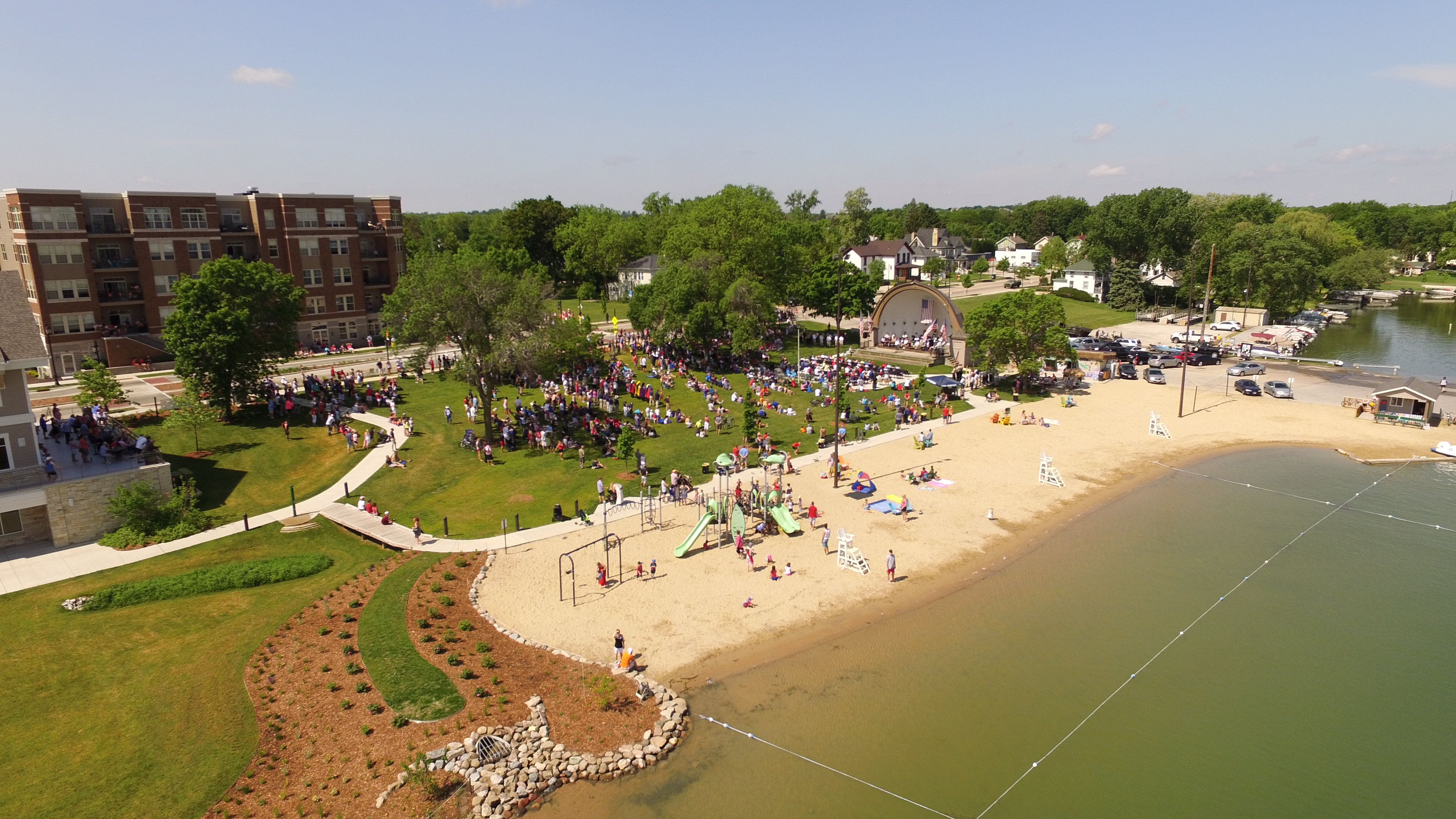 The Lake Country Challenge will start and end in City Beach Park downtown Oconomowoc.