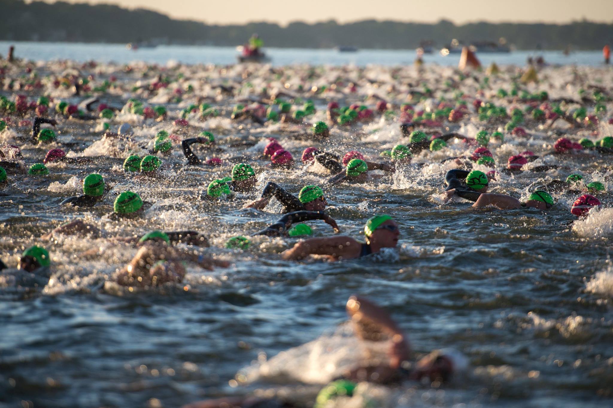 Ironman swim Lake Monona