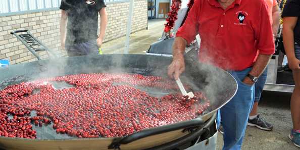Cranberry Jubilees is one of fest goers favorite treats!