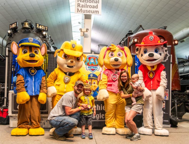 Paw Patrol at the National Railroad Museum